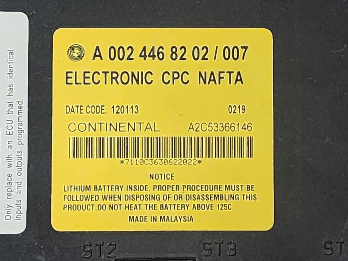 Freightliner Cascadia Body Control Module Part # A0024468202/007 For Sale