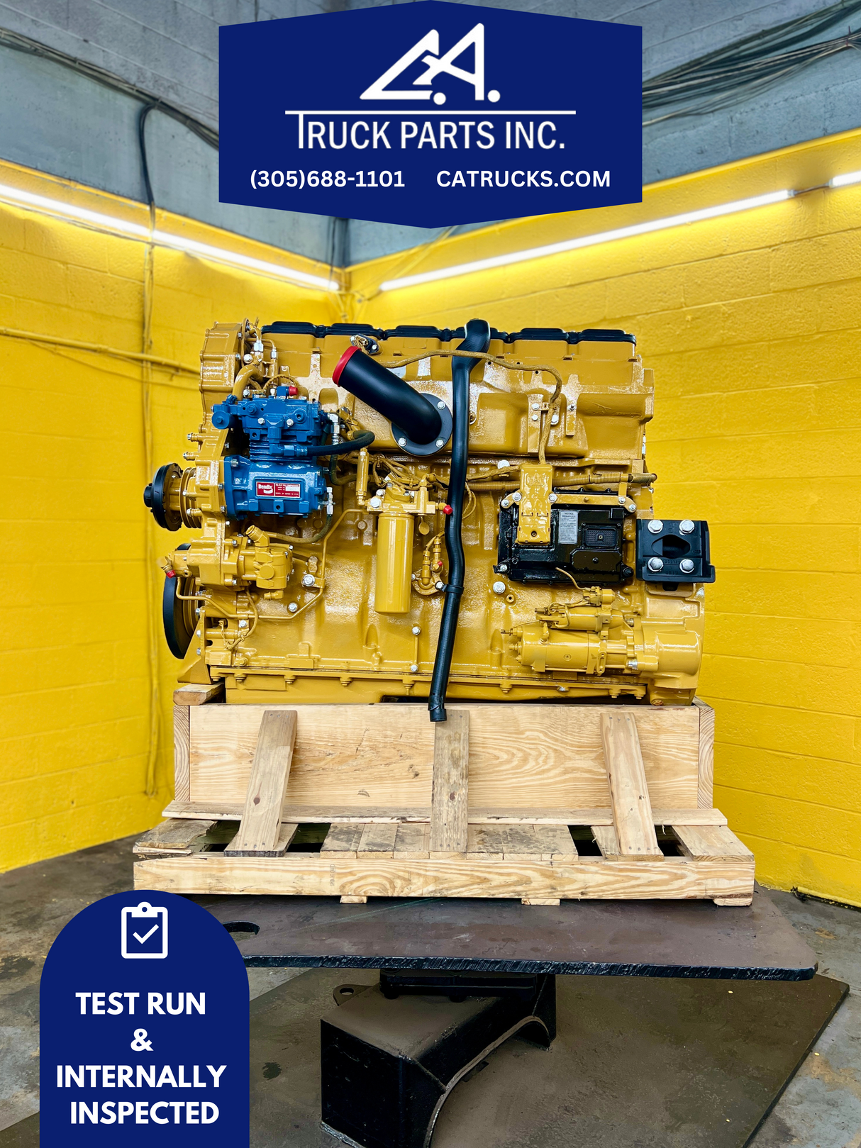 2000 Caterpillar C15 6NZ Diesel Engine For Sale with Jake Brakes