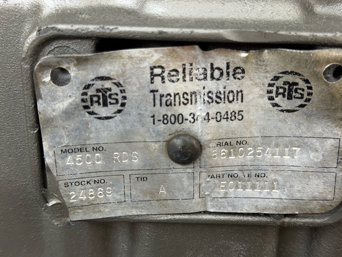 Allison 4500RDSP Transmission For Sale, 4500RDS_P, 2003 Freightliner FL112