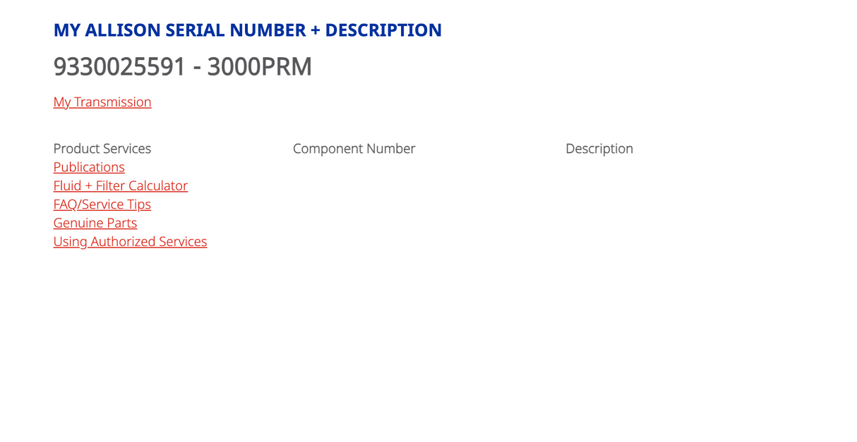Allison 3000PRM Transmission w/ PTO For Sale, 3000 PRM