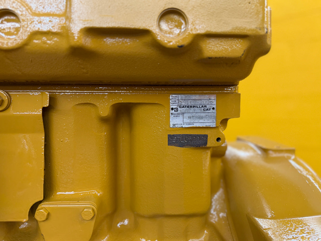 CAT 3306 ENGINE SERIAL # DATA TAG-