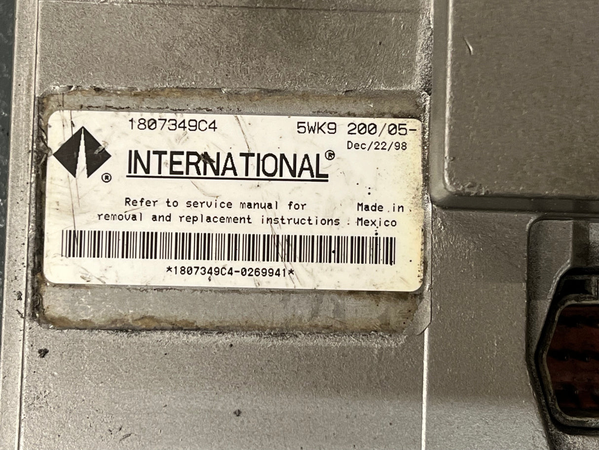 International DT466E/DT444E Engine Control Module (ECM) Part # 1807349C4