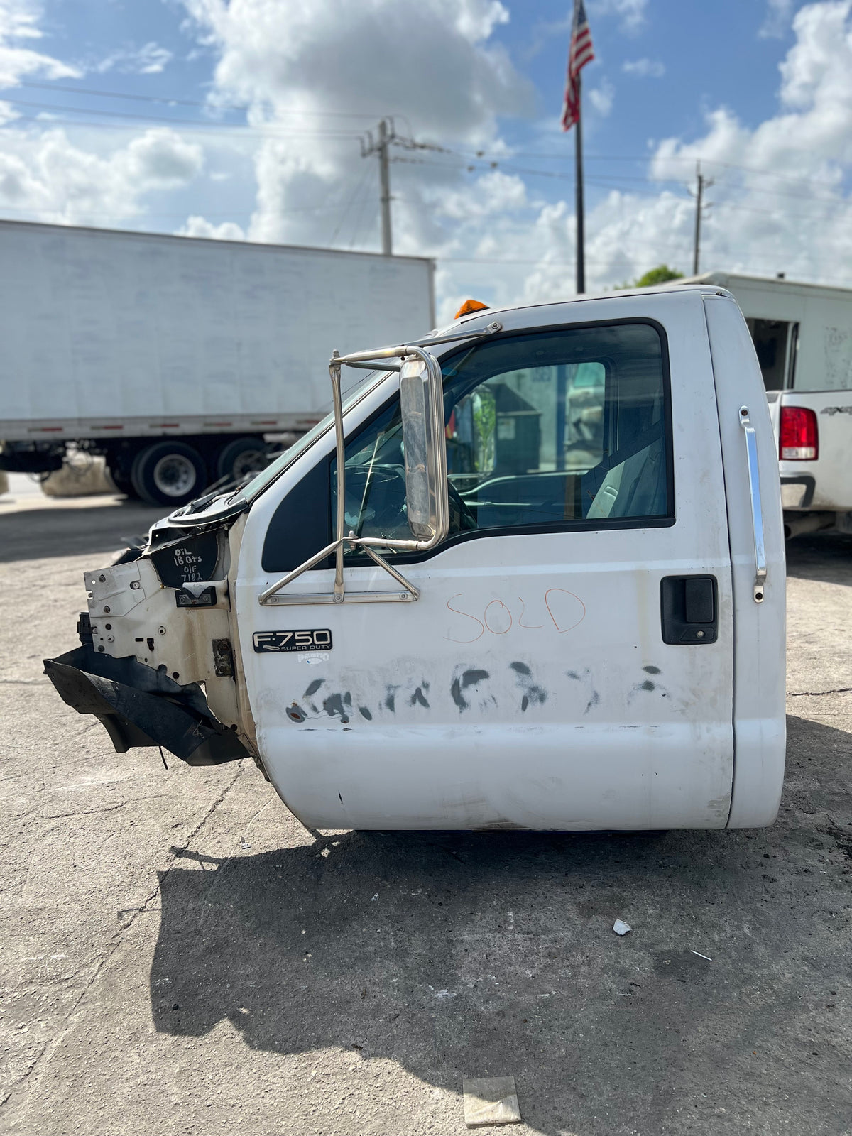 2005 FORD F750 F SERIES SUPER DUTY CAB SHELL FOR SALE
