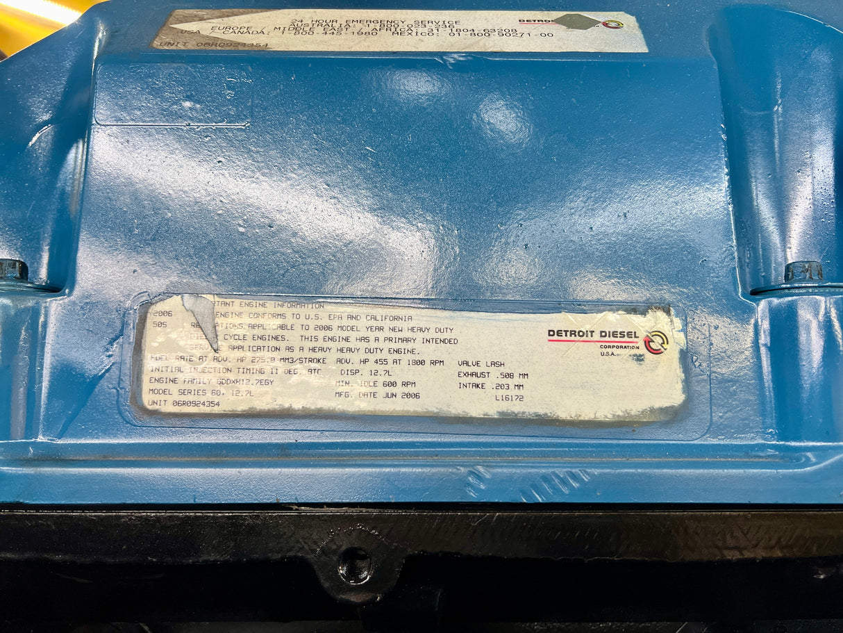2006 Detroit Series 60 12.7L Diesel Engine For Sale, DDEC5