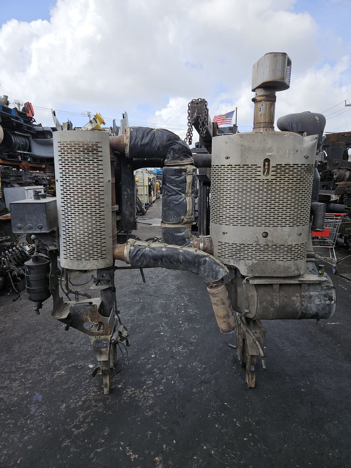 2016 Mack MRU613 After-Treatment and Air Cleaner Assembly