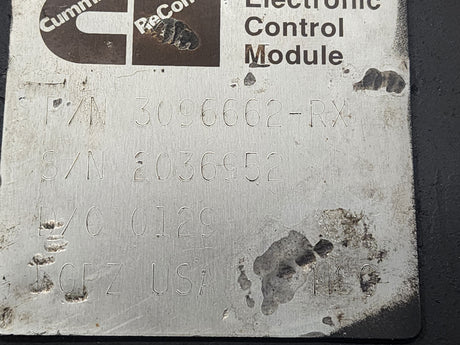 Cummins CELECT Plus ECM, Part # 3096662-RX