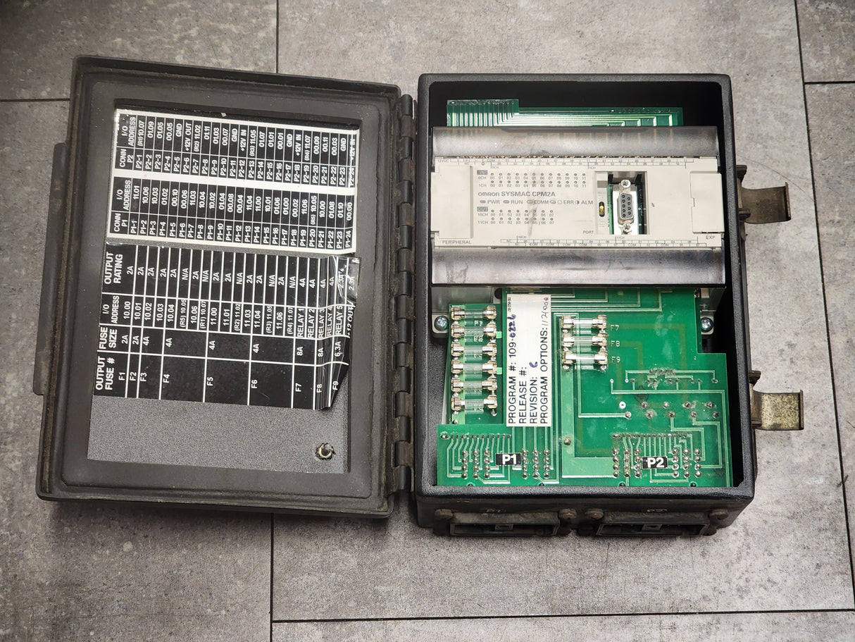 Truck Fuse Box Program # 109-0226, Program 2 # 112-1000, Omrom Sysmac CPM2A