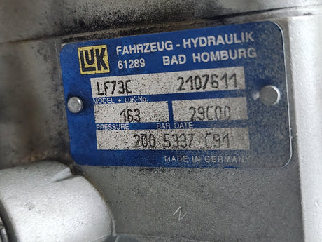 International DT466E LUK 61289 Model No. LF73C Power Steering Pump