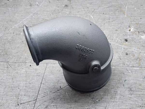 2008 CUMMINS ISM DIESEL ENGINE 3883977 Air Transfer Elbow Tube For Sale