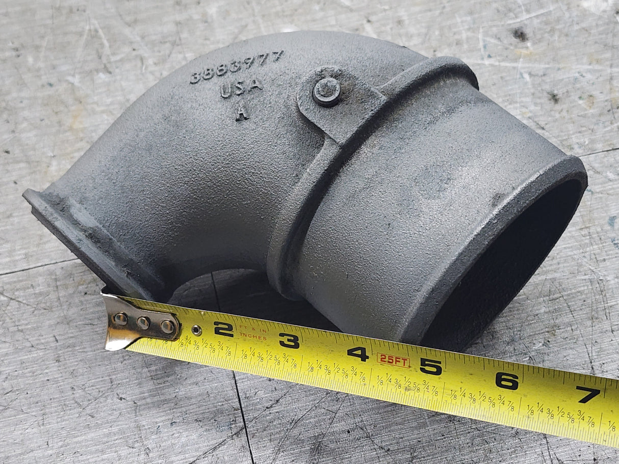 2008 CUMMINS ISM DIESEL ENGINE 3883977 Air Transfer Elbow Tube For Sale