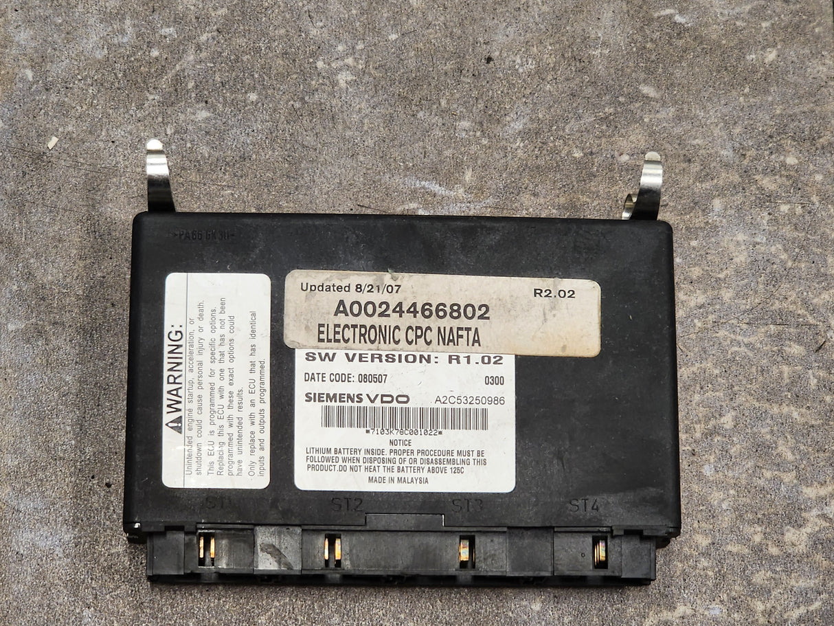 Freightliner Cascadia Body Control Module Part # A 002 446 68 02