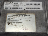 2003 Allison TCM Part # 29541227 For Sale, e11, 020911, 10R-020911