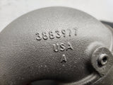 CUMMINS ISM DIESEL ENGINE 3883977 Air Transfer Elbow Tube For Sale