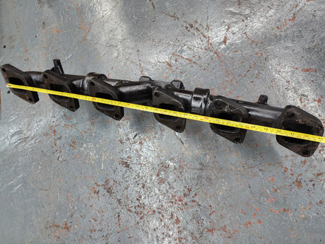 Mack E7 Exhaust Manifold 3-Part For Sale, OEM End Part Casting # 104GC5203AM, 104GC5203M