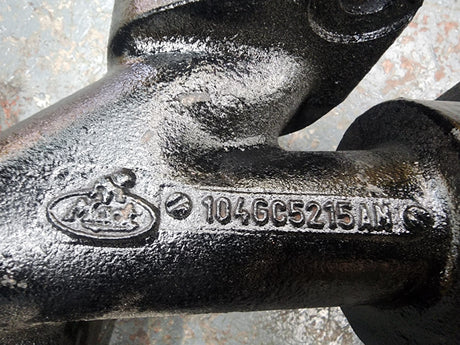 Mack E7 Exhaust Manifold 3-Part For Sale, OEM End Part Casting # 104GC5203AM, 104GC5203M