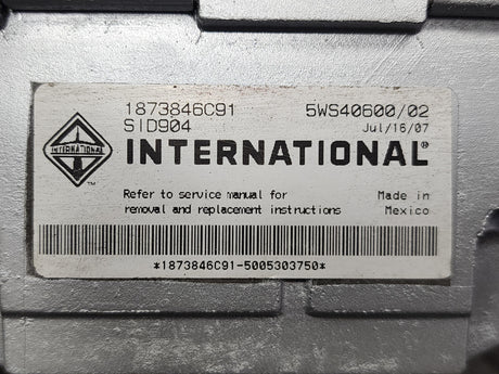 2007 International MAXXFORCE DT ECM 1873846C91