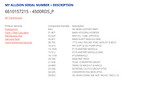 Allison 4500RDSP Transmission For Sale