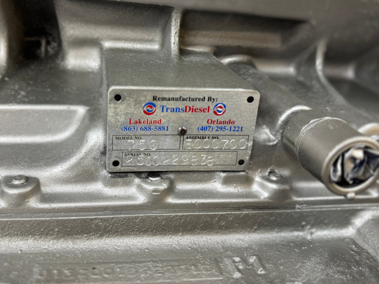 Allison HT750 Transmission Part # E000700
