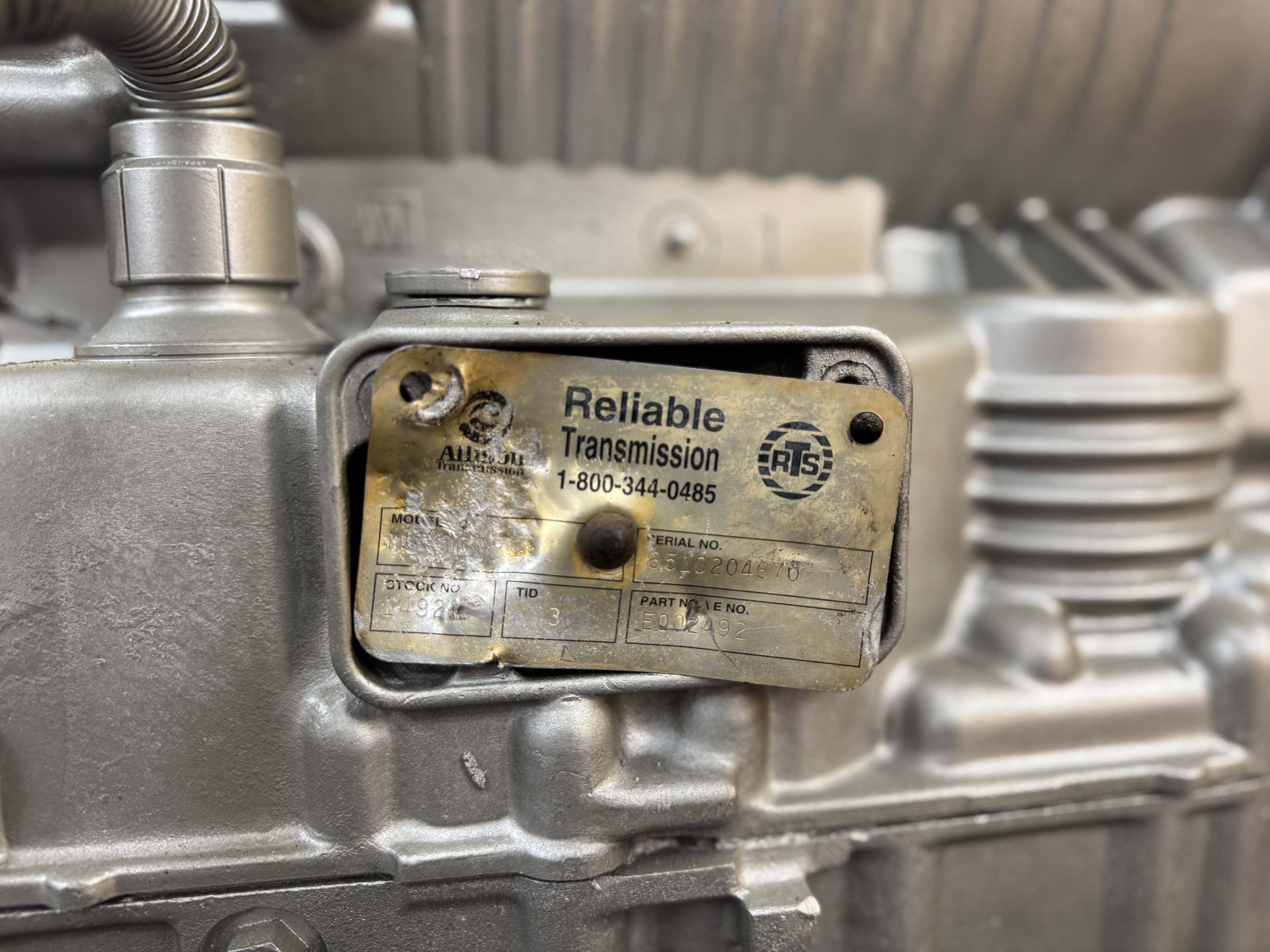 Allison MD3060 Transmission w/ PTO & Hydraulic Pump For Sale – CA