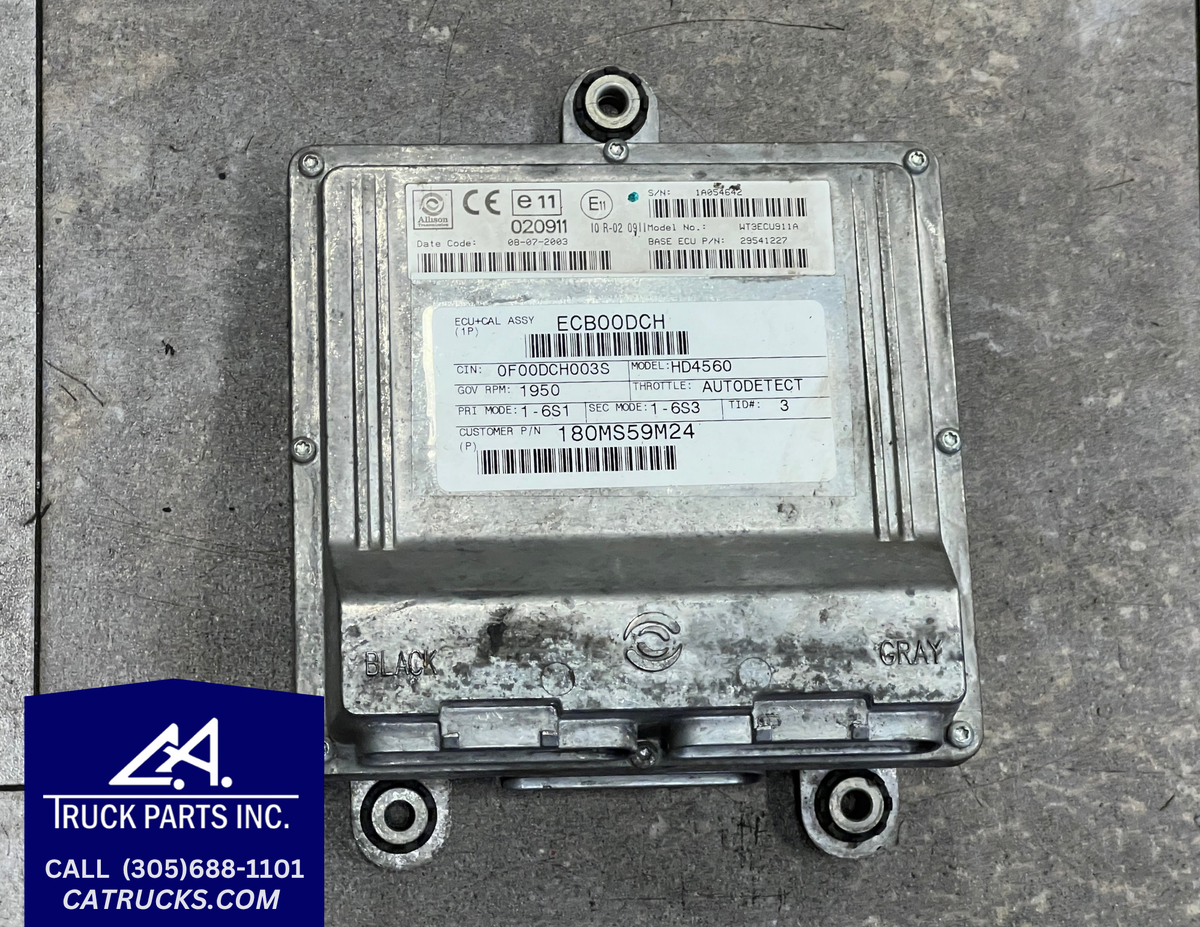 Allison HD4560 TCM For Sale Part # 29541227, WT3ECU911A