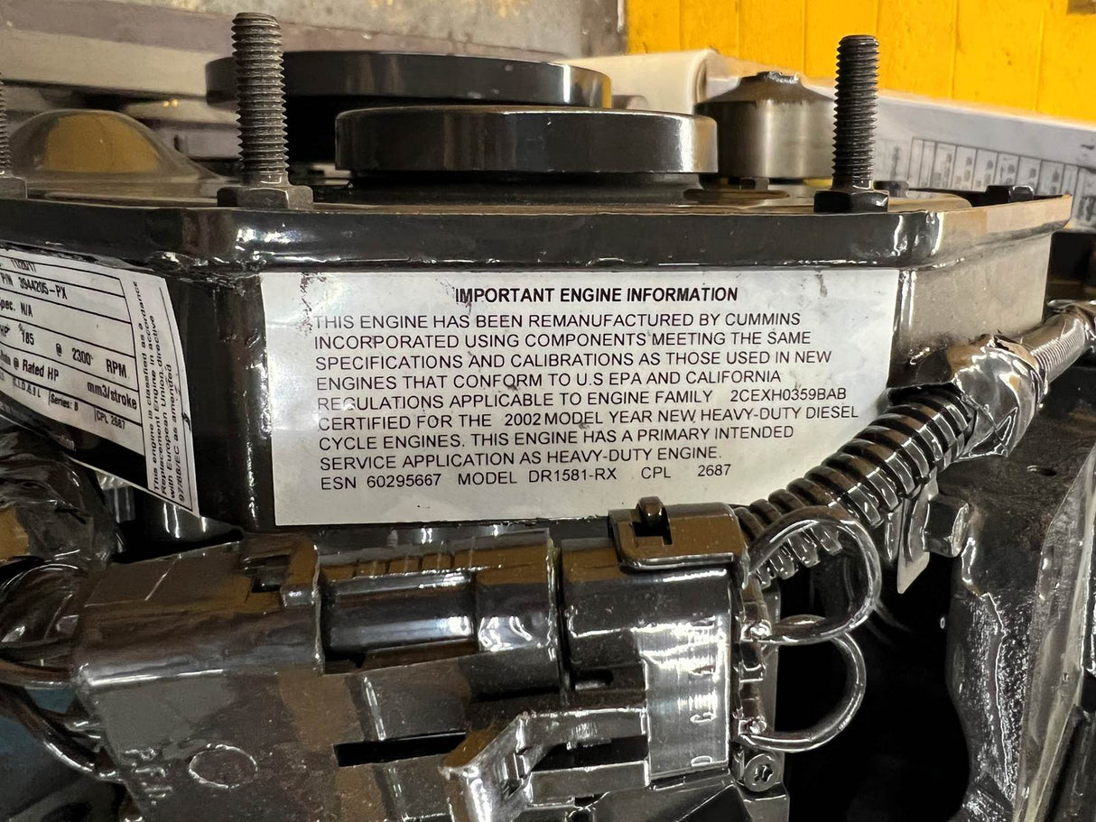 (NEW CUMMINS RECON) 2002 Cummins ISB 5.9L Diesel Engine For Sale