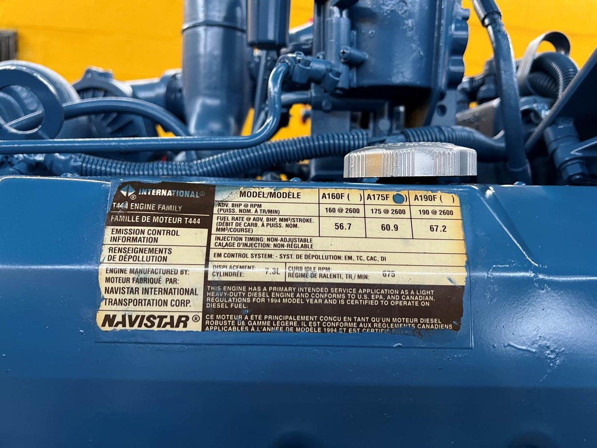 1994 International T444 Diesel Engine For Sale with Allison AT545 Transmission