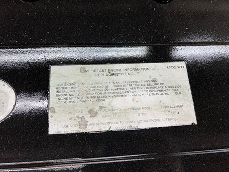 2006 Volvo VED12 Diesel Engine For Sale
