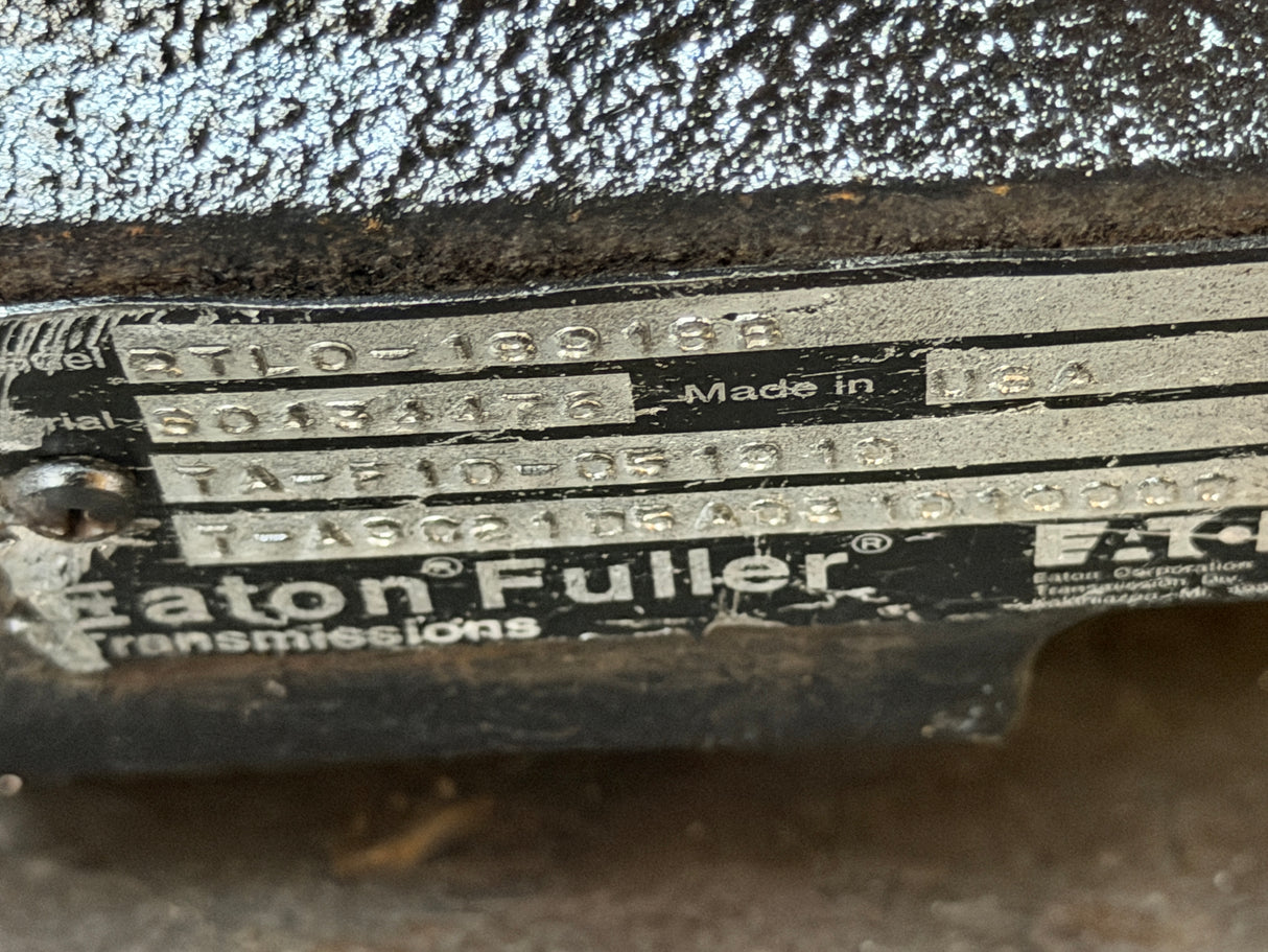Eaton Fuller RTLO18918B Transmission For Sale, 18 Speed