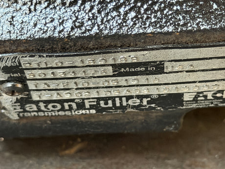 Eaton Fuller RTLO18918B Transmission For Sale, 18 Speed