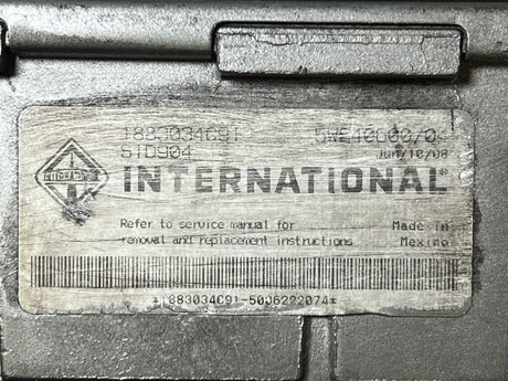 2008 International Navistar Maxxforce Engine Control Module (ECM) 1883034C91