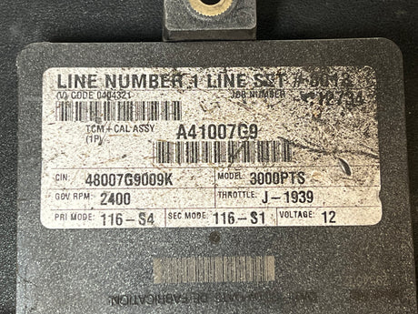 2008 Allison 3000PTS Transmission Control Module (TCM) ATA4103 Part # 29545322