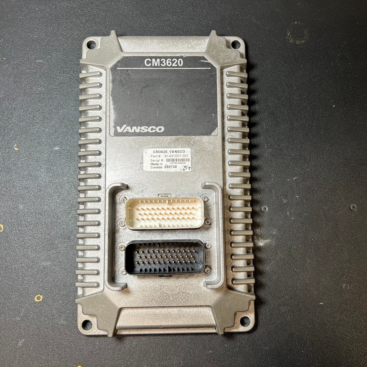 Vansco CM3620 Engine Computer Module (ECM) 080730, A1431001-001 – CA ...