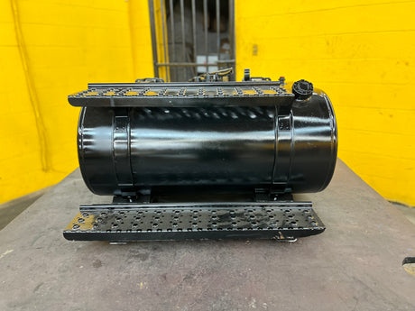 Heavy Duty 50 Gallon D-Shaped Driver's Side Fuel Tank w/ Steps For Sale