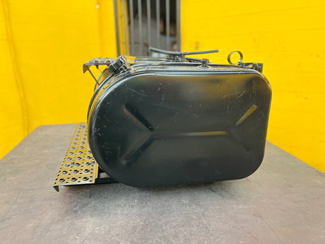 Heavy Duty 50 Gallon D-Shaped Driver's Side Fuel Tank w/ Steps For Sale