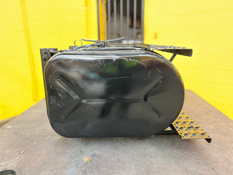 Heavy Duty 50 Gallon D-Shaped Driver's Side Fuel Tank w/ Steps For Sale