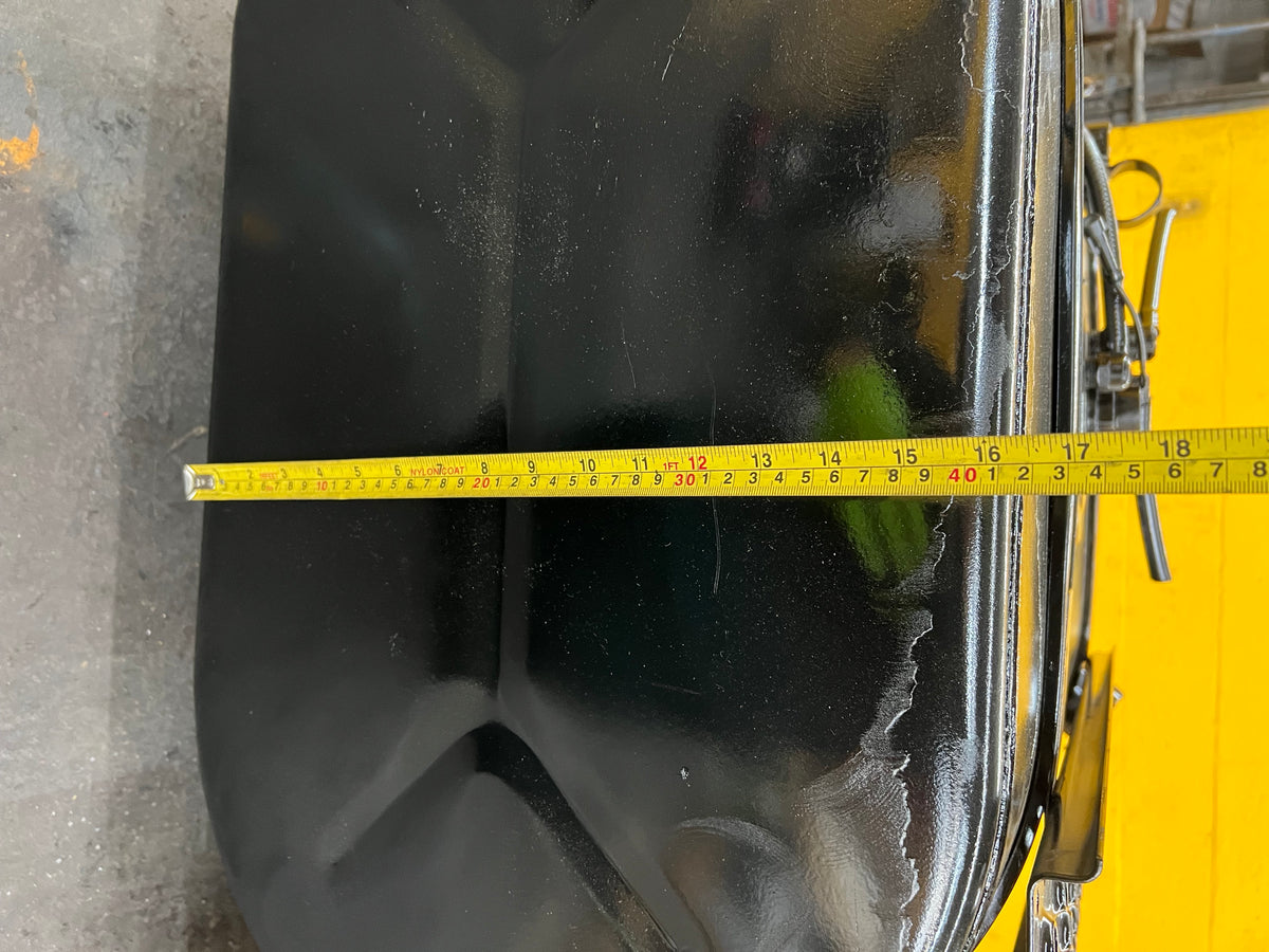 Heavy Duty 50 Gallon D-Shaped Driver's Side Fuel Tank w/ Steps For Sale
