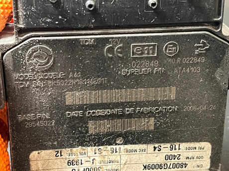2008 Allison 3000PTS Transmission Control Module (TCM) ATA4103 Part # 29545322