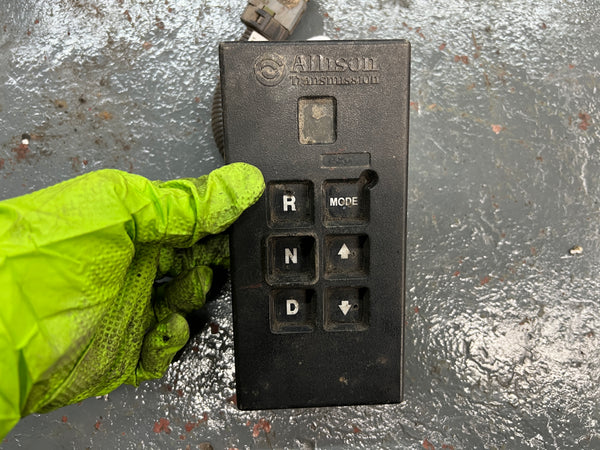 2002 Allison WPB03 Transmission Push Button Electric Shifter Selector Pad Part # 29538022 For Sale
