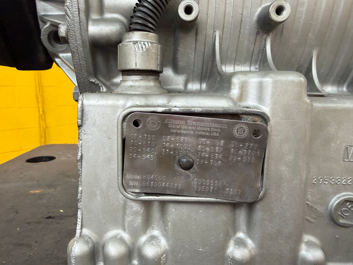 Allison HD4560 Transmission For Sale, HD4560 P Transmission