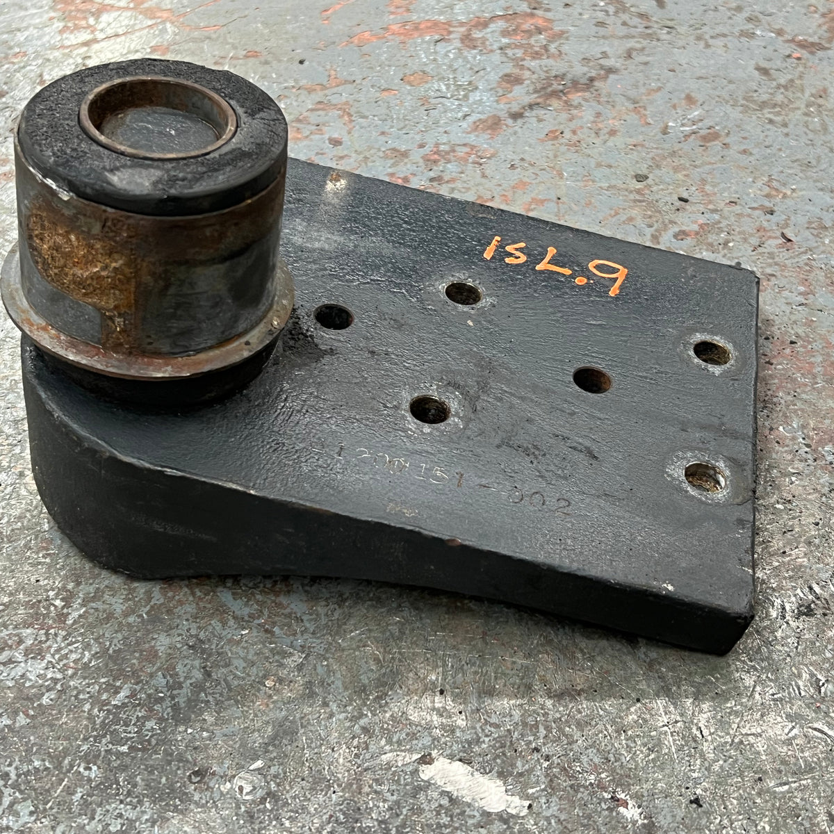 Flywheel Support Frame Cummins ISL9 Flywheel Housing Support Part # A1200151-002, Passenger's ...