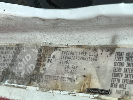2002 Freightliner FL70 Conventional CAB Shell For Sale