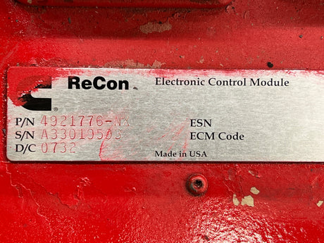 Cummins ISL Engine Control Module (ECM) 4921776 For Sale