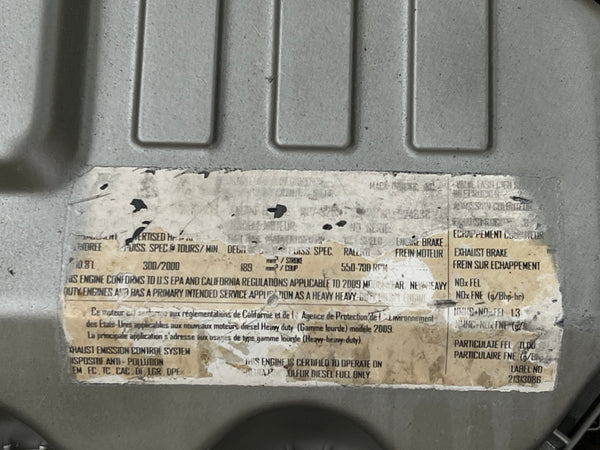 Mack MP7 10.8L Diesel engine Valve Cover Part # 20539156