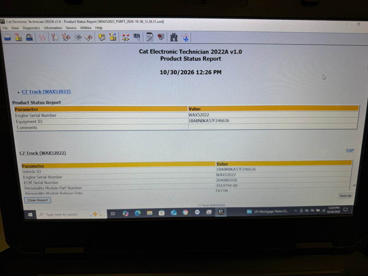 2006 Caterpillar C7 ECM For Sale, WAX, 300HP, 196-4170, 348-2376