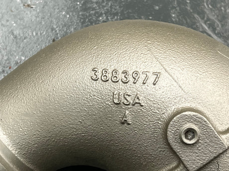 CUMMINS DIESEL ENGINE 3883977 Air Transfer Elbow Tube
