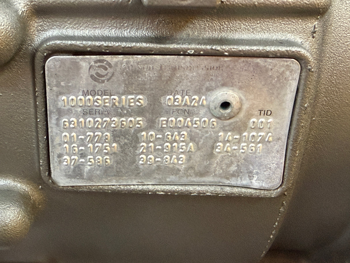 Allison 1000 Series Transmission For Sale
