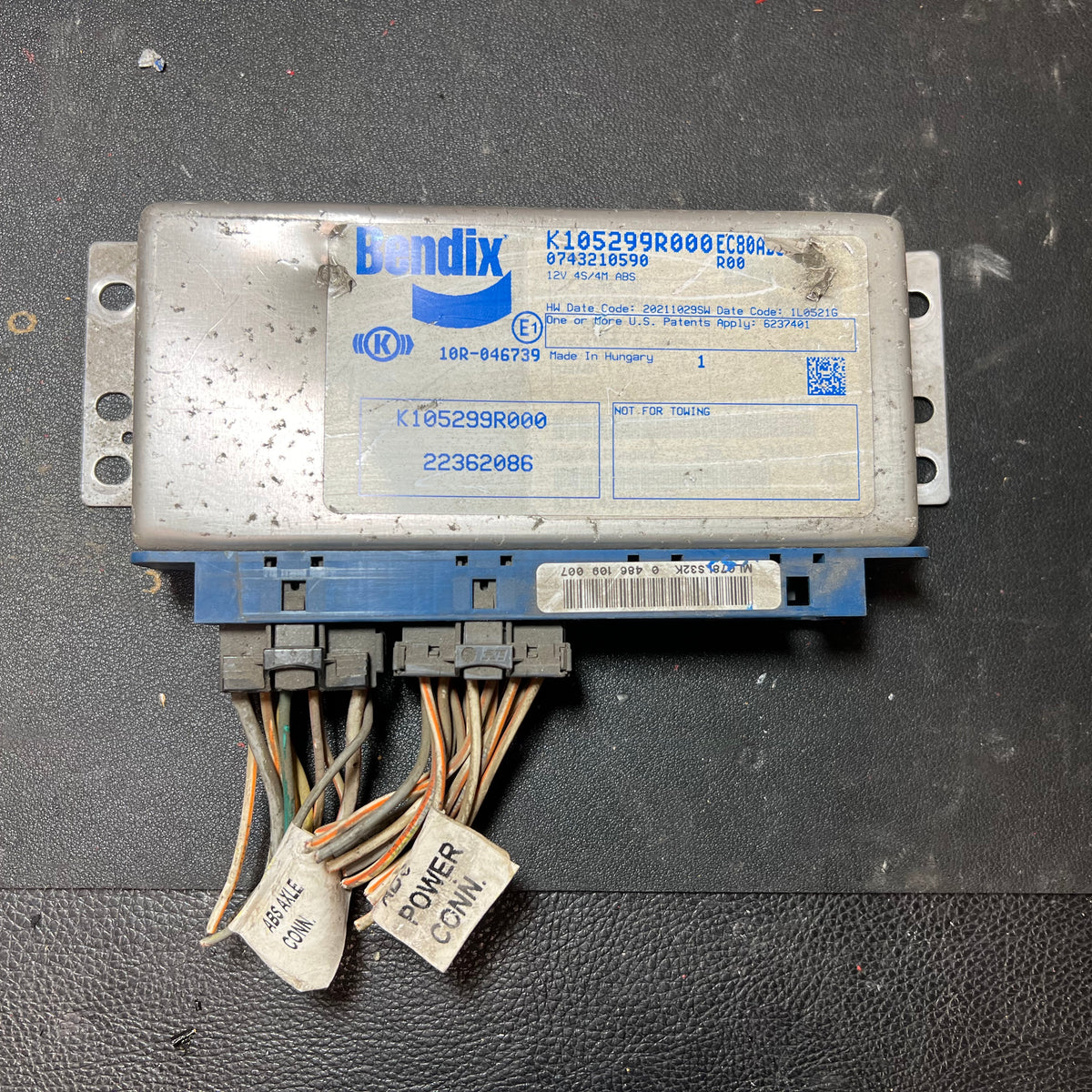 2016 Mack Bendix EC80 Brake Control Module (ABS) K105299R000 – CA Truck ...