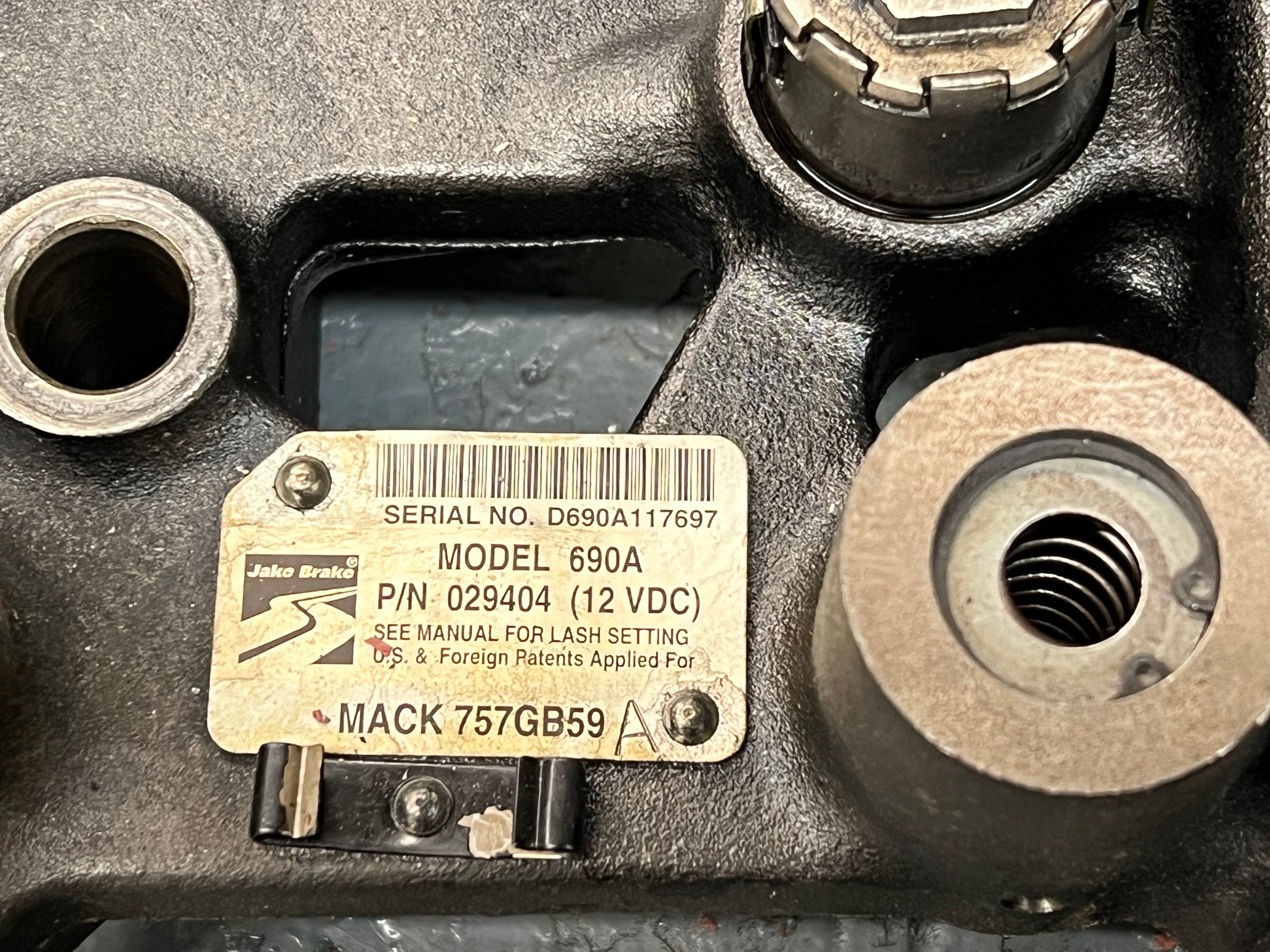 757GB59C, 757GB59A Mack E7 Engine Brakes Model: 690A / 690B P/N