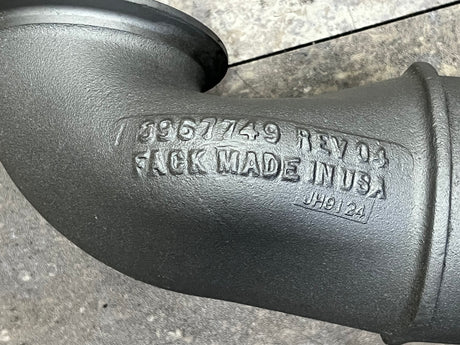 Cummins ISC Air Transfer Elbow Tube 3967749 REV 04 FACK