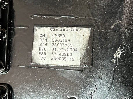 Cummins CM850 Engine Control Module (ECM) Part # 3965159 For Sale, CPL 8136